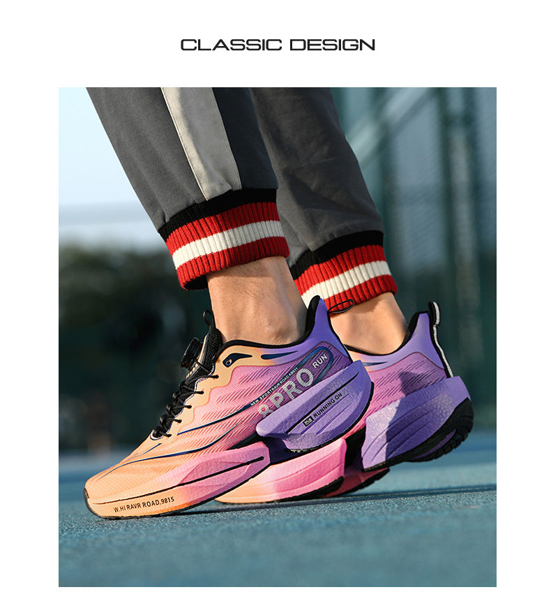 Red Rabbit8pro Hot-selling Parent-Child Breathable Running Shoes Professional Racing Anti-Slip Student Cushioning Rotating Button Sports Shoes