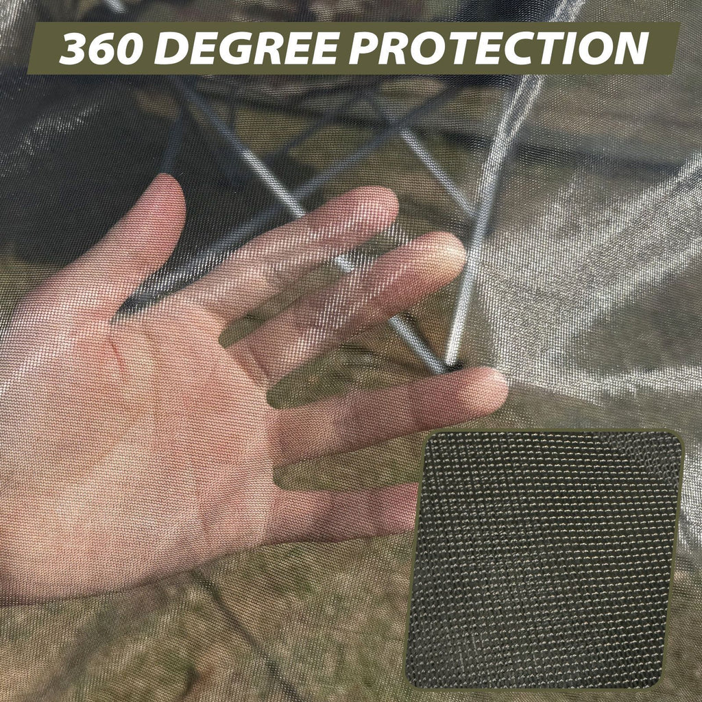 New Outdoor Mosquito Net Anti-Mosquito Dense Mesh Camping Fishing Sunshade Canopy Leisure Beach Pavilion