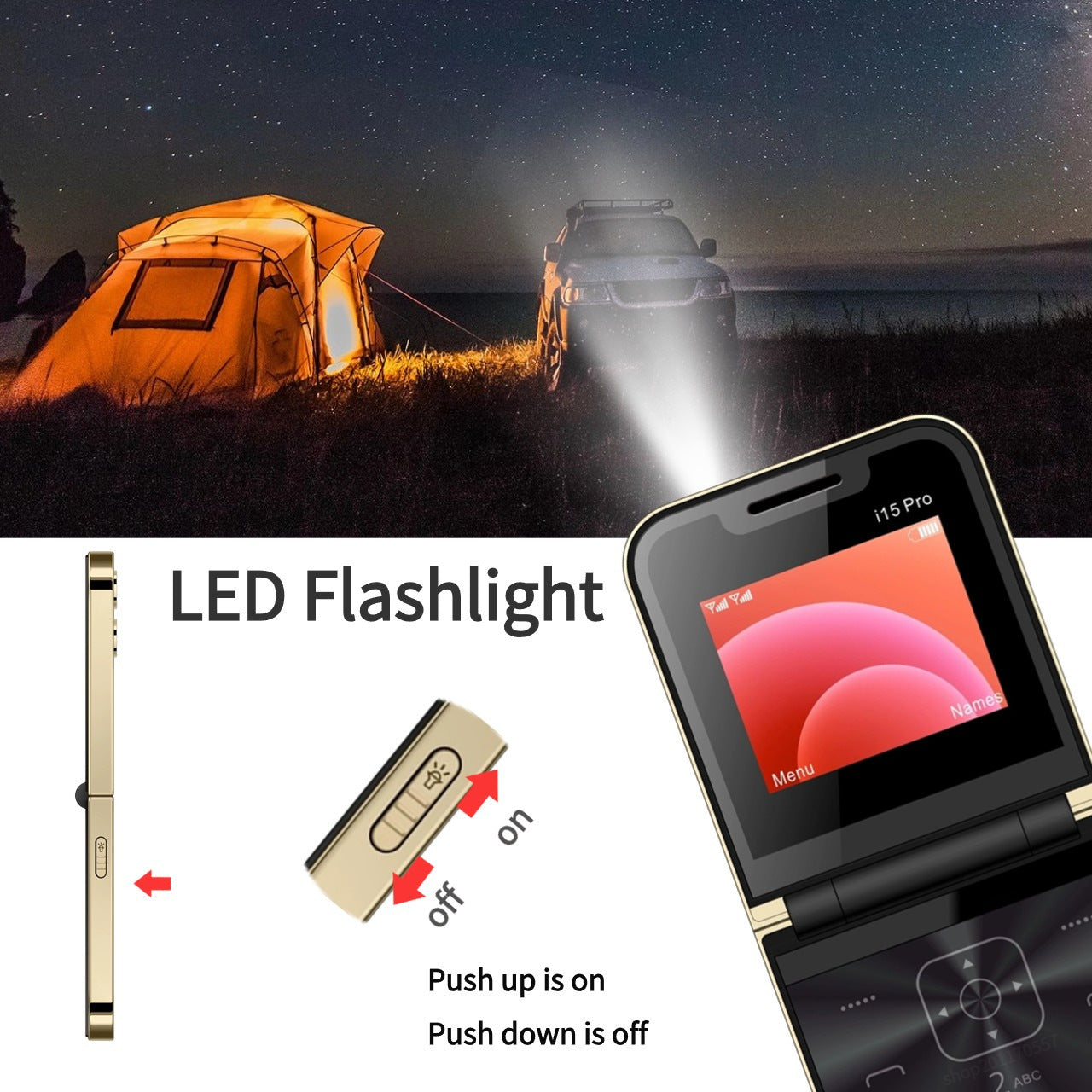 Wholesale Hot Selling Foldable Mobile Phone for Elderly Bluetooth Dialing Student Backup Feature Phone Card Phone Foldable