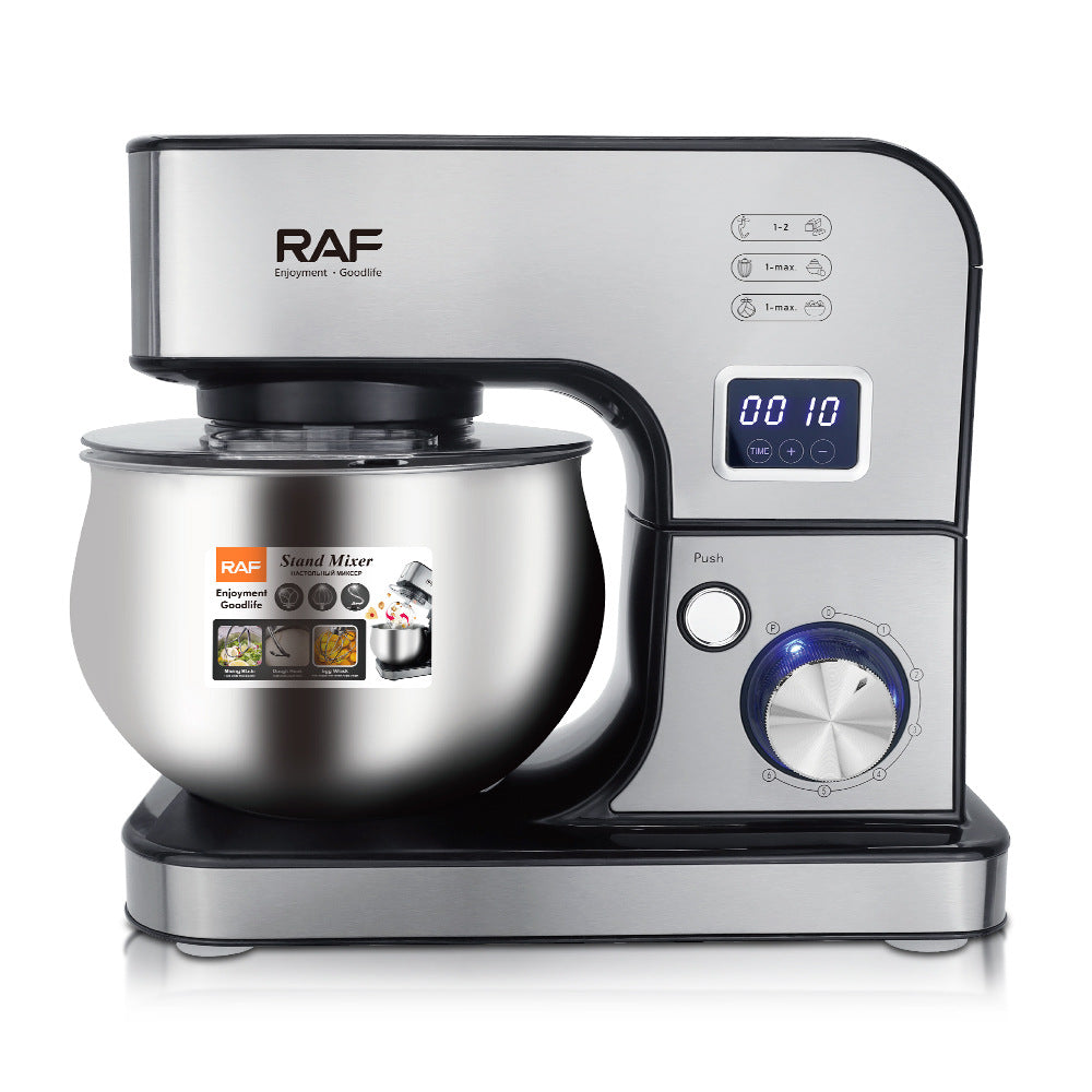 RAF European Standard Chef Machine Dough Mixer Fully Automatic Household Small Multi-Functional Egg Beater Liquid Dough Creamer