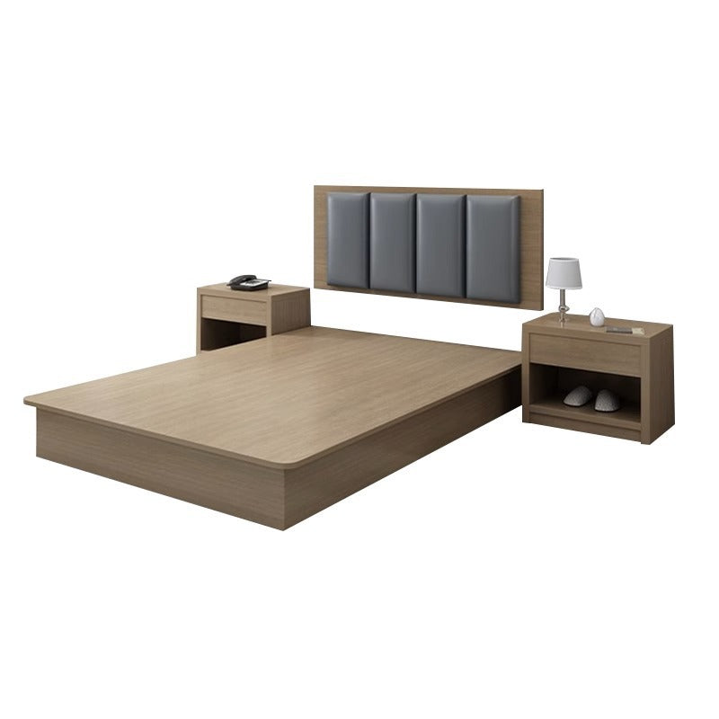 Hotel Bed Hotel Furniture Standard Room Full Set B&B Express Hotel Apartment Single and Double Bed B&B Guest Room Special Bed