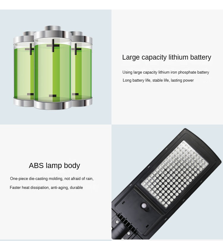 Project Outdoor Aluminum Street Light Garden Integrated Led Solar Street Light