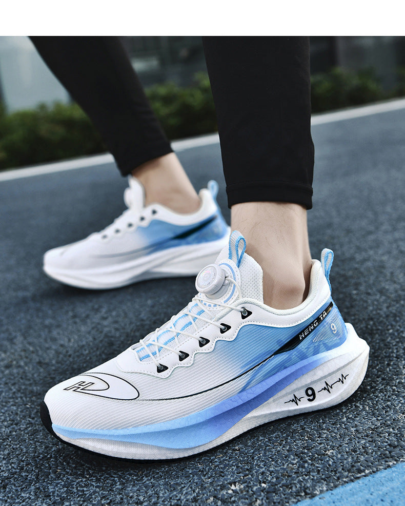 Red Rabbit9pro Racing Carbon Plate Running Shoes Breathable Mesh Sports Training Shock Absorption for Older Children and Adults Non-Slip Athletic Shoes