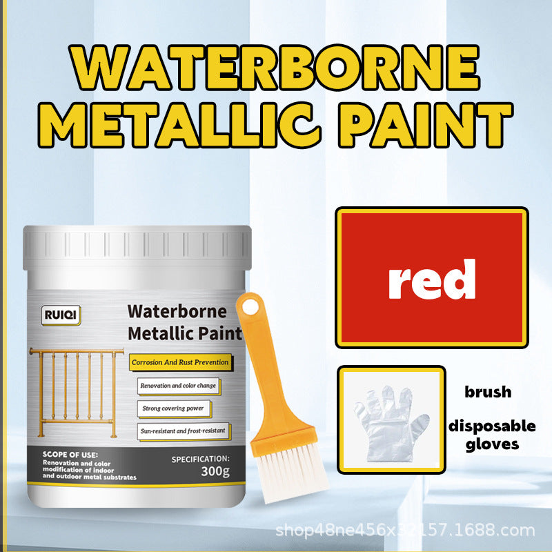 Water-based Metal Paint Anti-rust Paint Entry Door Iron Art Guardrail Color-changing Paint Anti-corrosion Industrial Paint Rust Conversion Paint