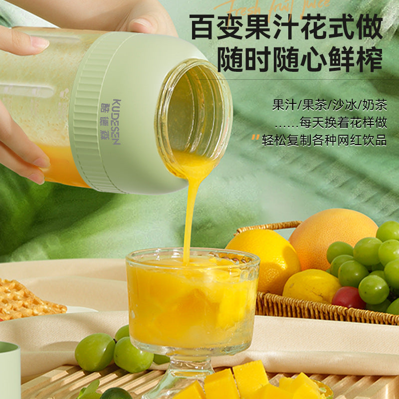 Portable Juicer32Blade Knife1300ml Juicing Bucket Multi-Functional Ice Crushing Large Capacity Household Juicing Cup