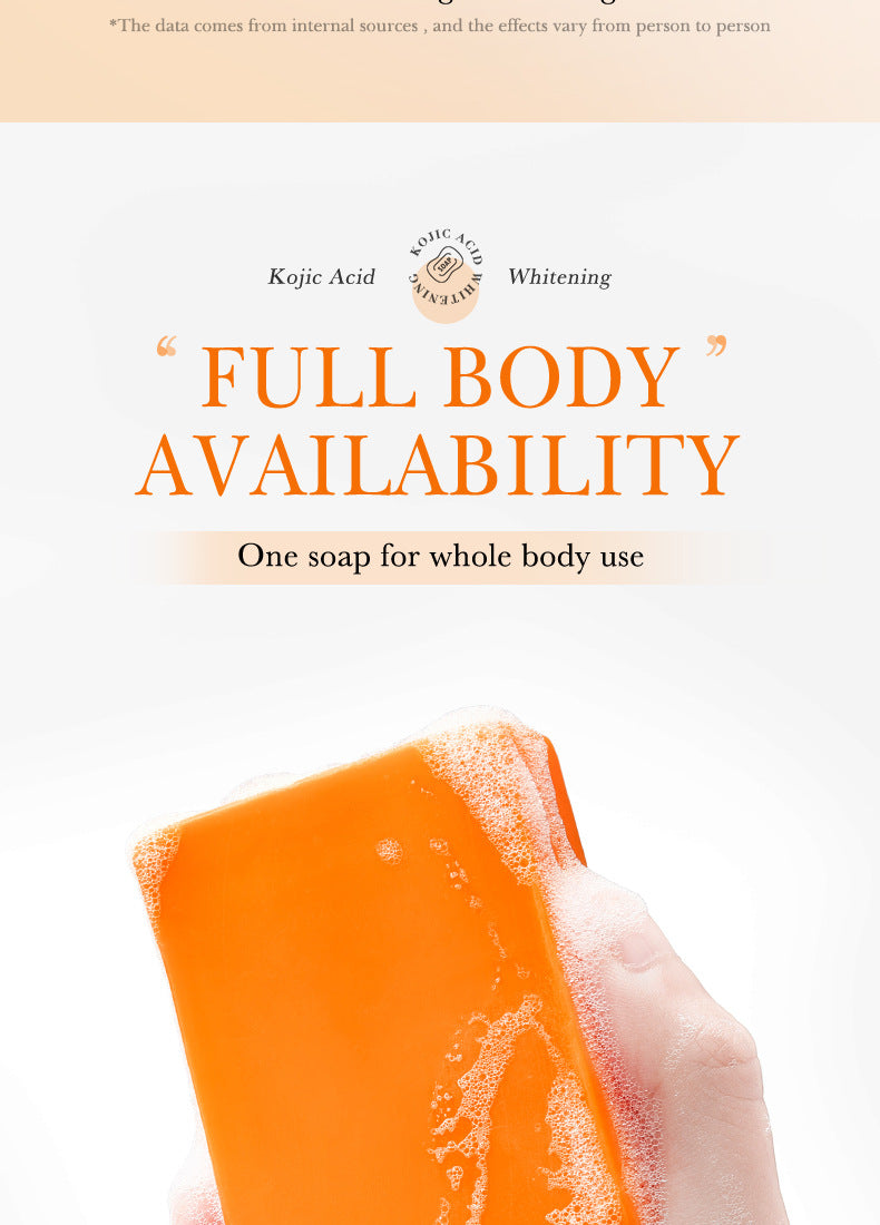Kojic Acid Whitening Soap100g SADOER Clean Bathing Facial Soap Handmade Soap  Wholesale