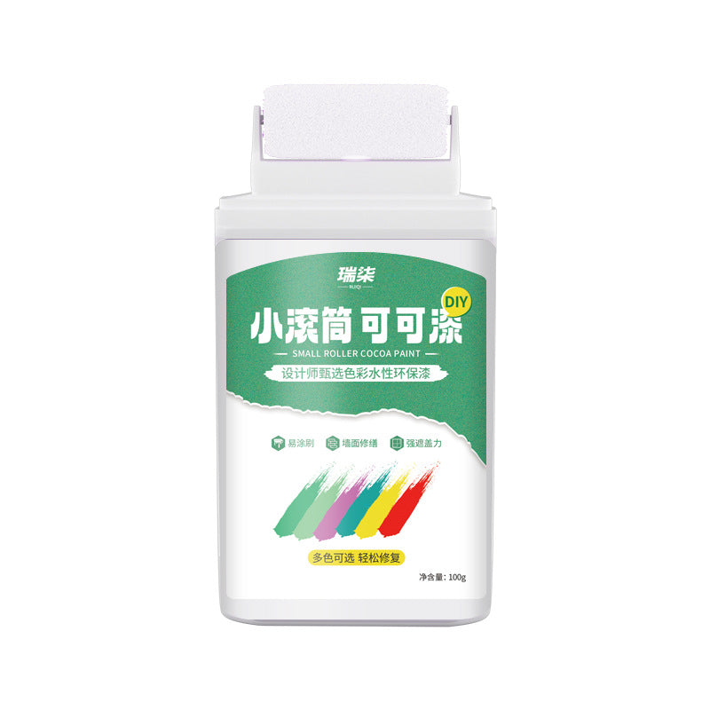 Manufacturer Small Roller Paint Water-Based Odorless Latex Paint Wall Repair Paint Small Roller Brush White Wall Restoration Stain Removal Magic Household Paint