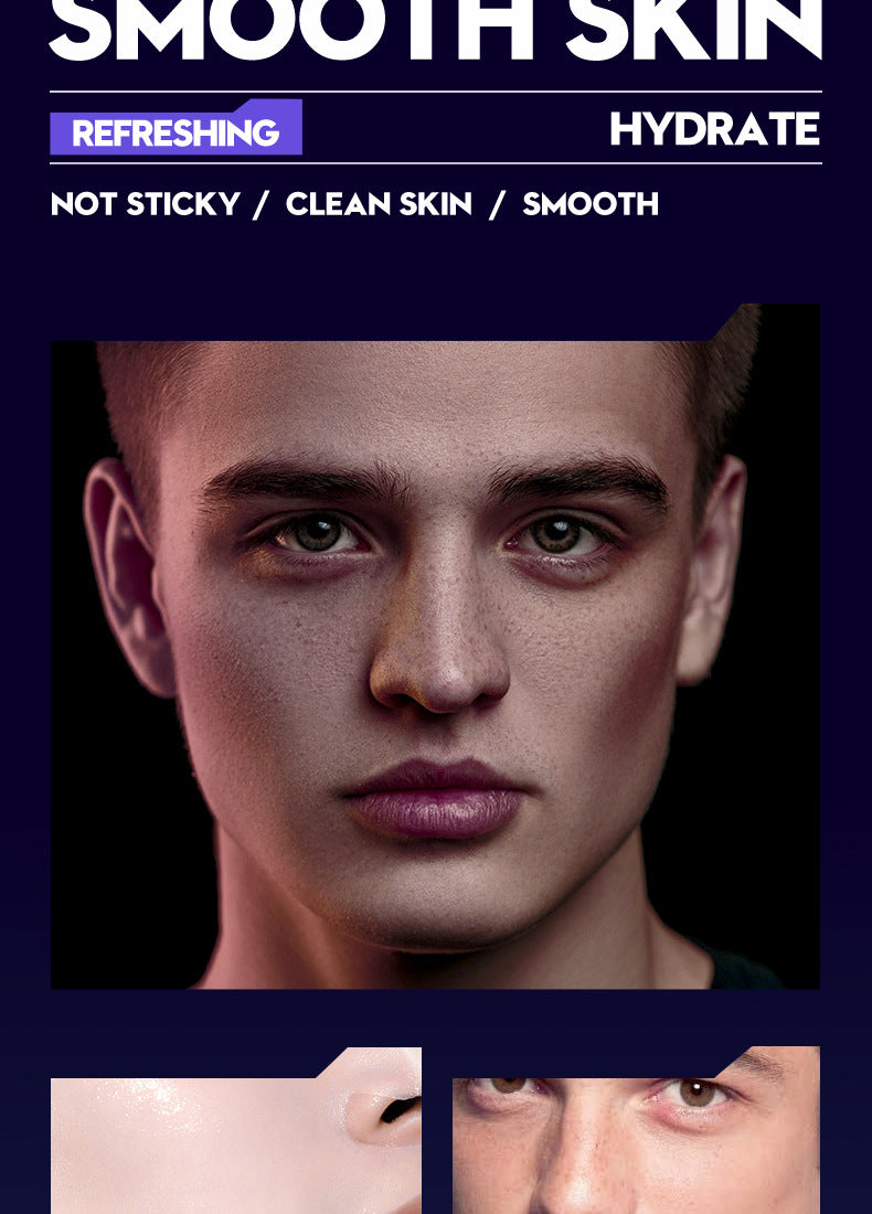 Men's Face Mask25g SADOER Cool and Refreshing Men's Hydrating Mask Stickers  Wholesale