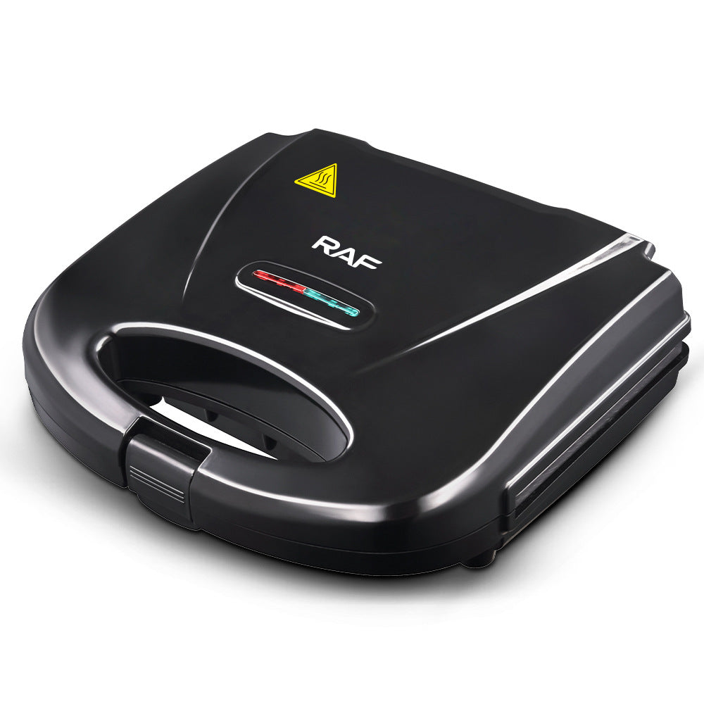 RAF European standard Household Double-sided Heating Sandwich Maker Multifunctional Toast Bread Waffle Breakfast Machine