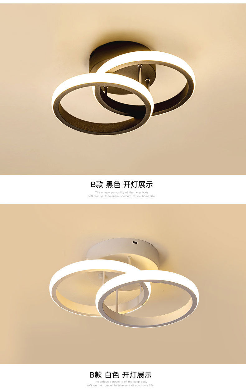 Aisle Light Entryway Hallway Light Iron Art Stair Light Cloakroom led Ceiling lamp balcony lamp Zhongshan lighting fixtures