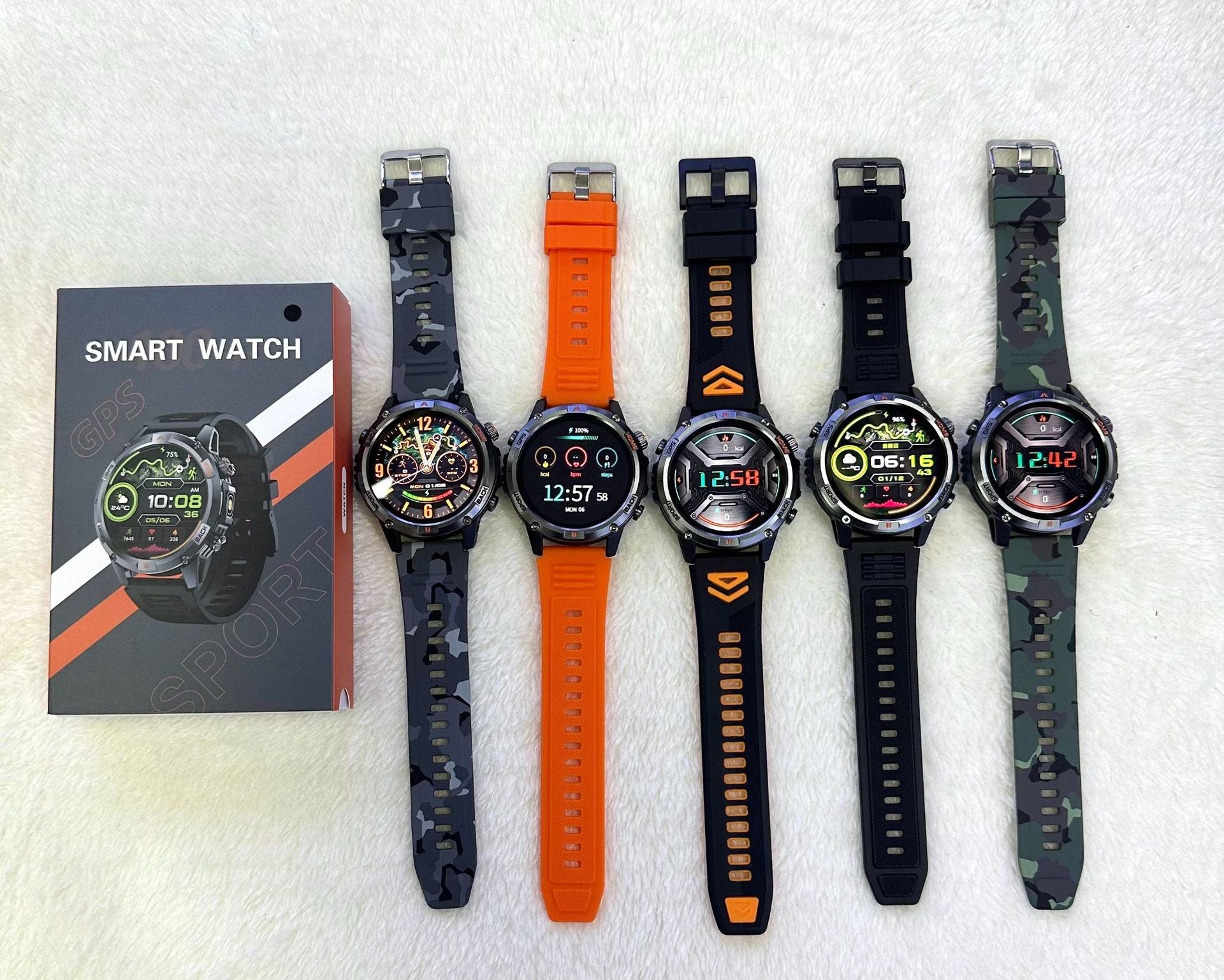 YK15Smart Watch Bluetooth Call Heart Rate Pedometer Sleep Depth Waterproof GPS Beidou Positioning Sports Three-Proof