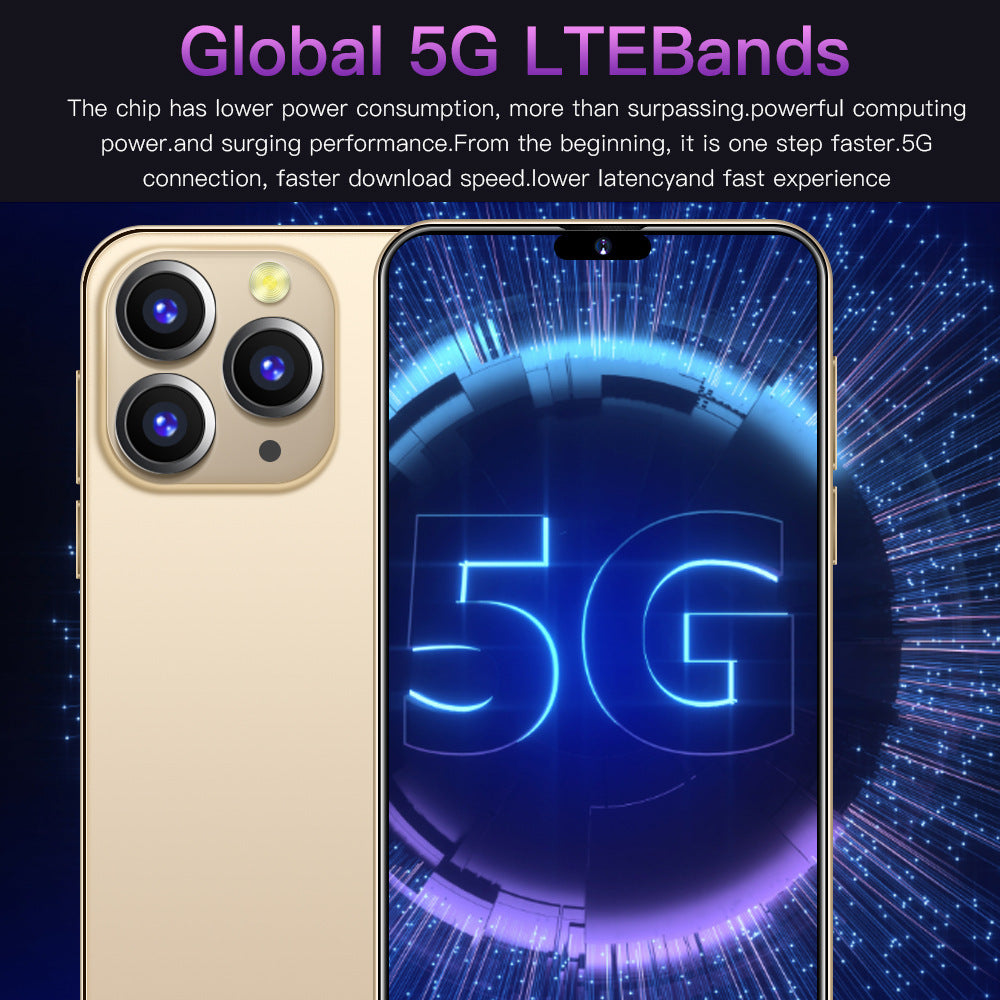 Spot Goods i14 ProMax Smartphone7.3Inch Hd Large Screen1+16G Factory Direct Wholesale of Mobile Phones