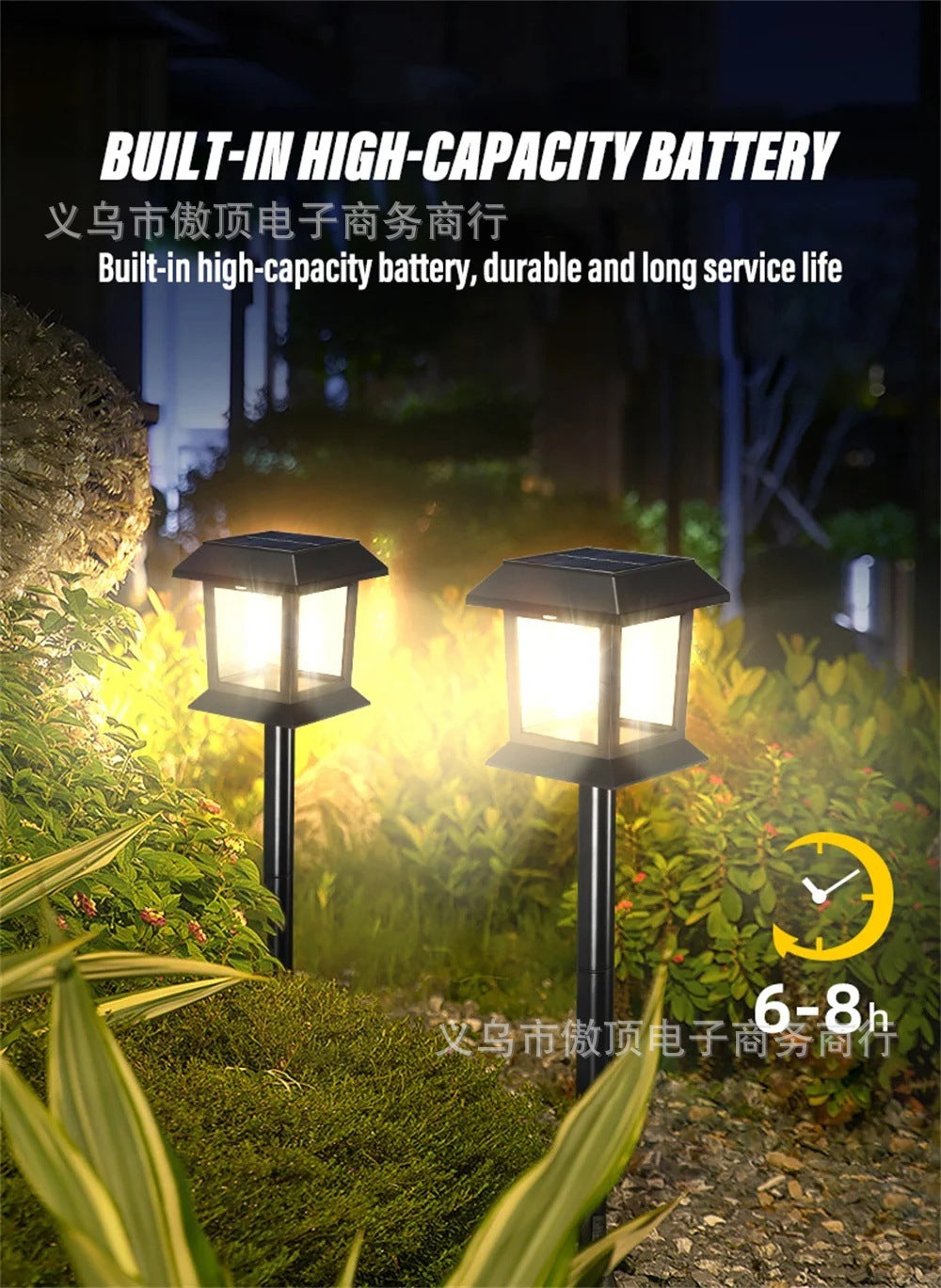 New Solar Lawn Light Outdoor Automatic Sensor Tungsten Lamp Garden Decoration Ground Plug Courtyard Landscape House Light