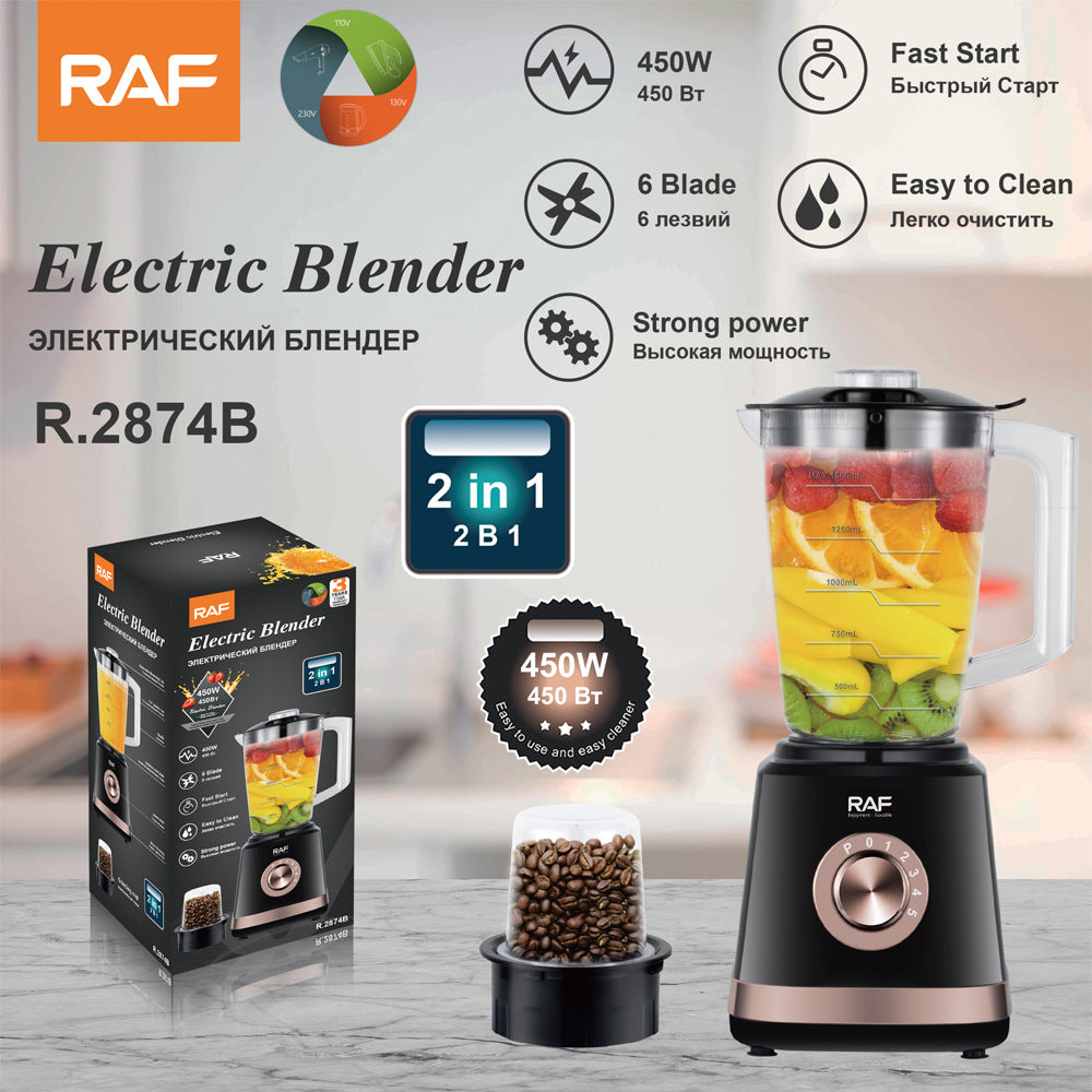 RAF EU Standard Juicer Blender Grinder Multifunctional Household Baby Food Maker Mixer