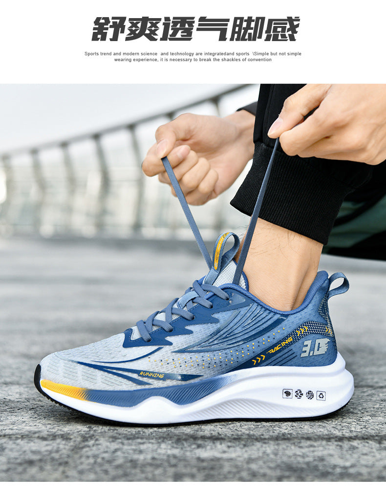 New Summer Lightweight Wear-resistant Men's Running Shoes Carbon Plate Non-slip Sports Shoes Casual Fashion Shoes