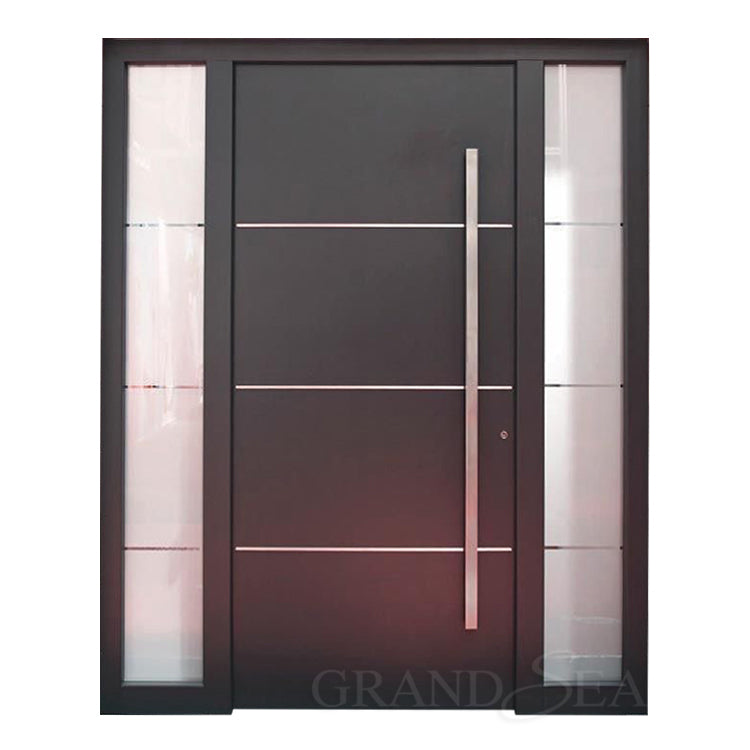 Modern Style Interior Stainless Steel Door Double Swing Open High Security Steel Door