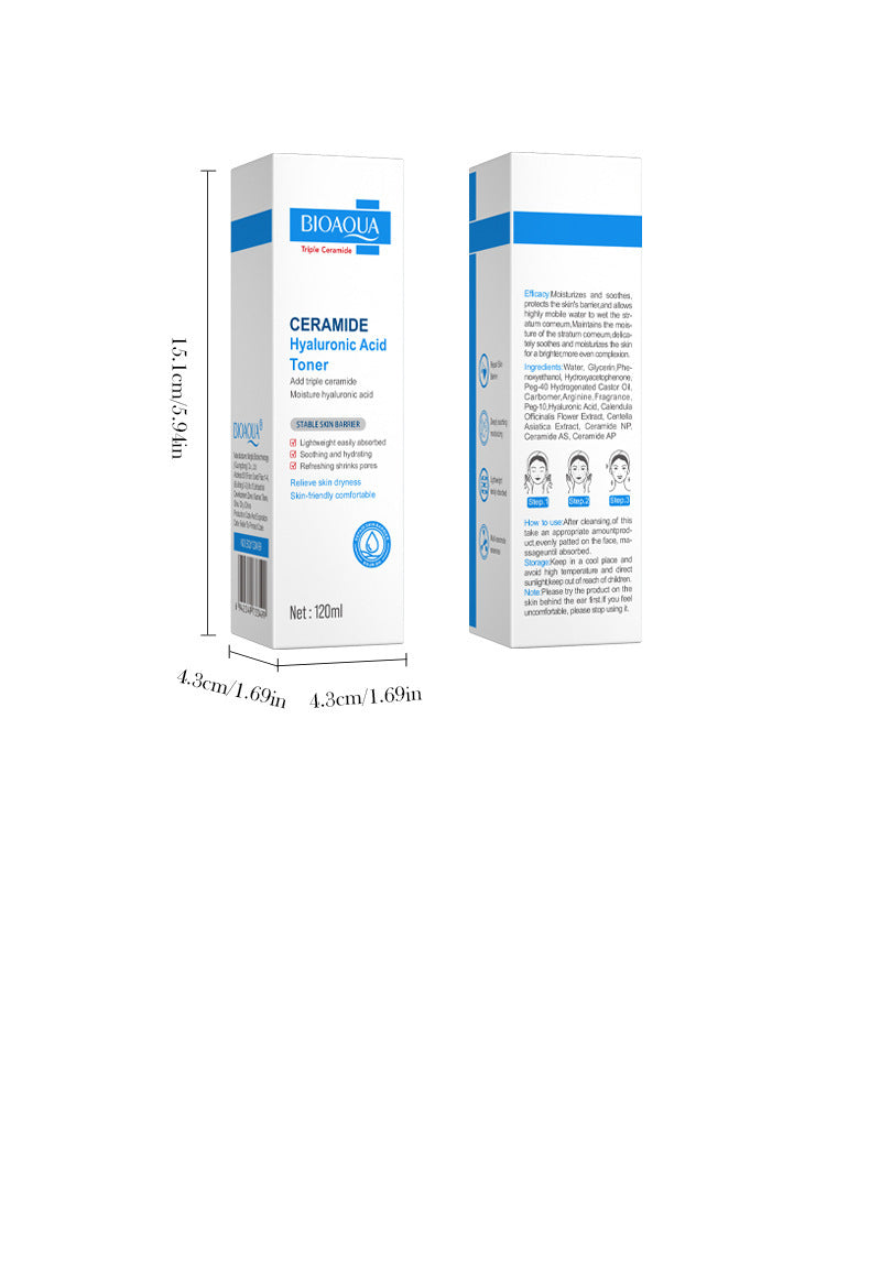 BIOAOUA Ceramide Hyaluronic Acid Moisturizing Toner Tightening Moisturizing Water  Wholesale