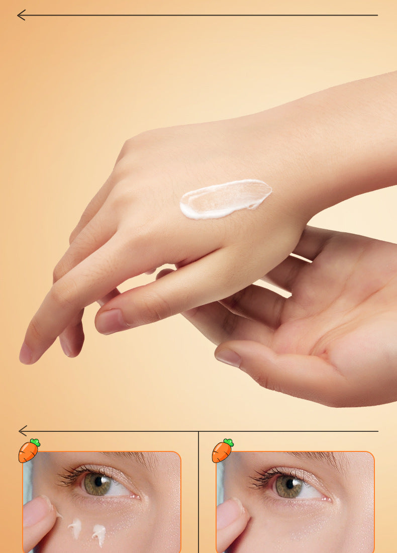Carrot Eye Cream20g SADOER Moisturize and Improve Dark Circles, Eye Wrinkles, and Eye Bags  Wholesale