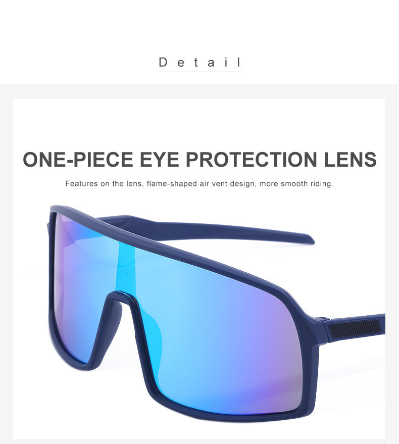 New Colorful Cycling Glasses for Men1998One-piece sunglasses European and American fashion outdoor sports sunglasses