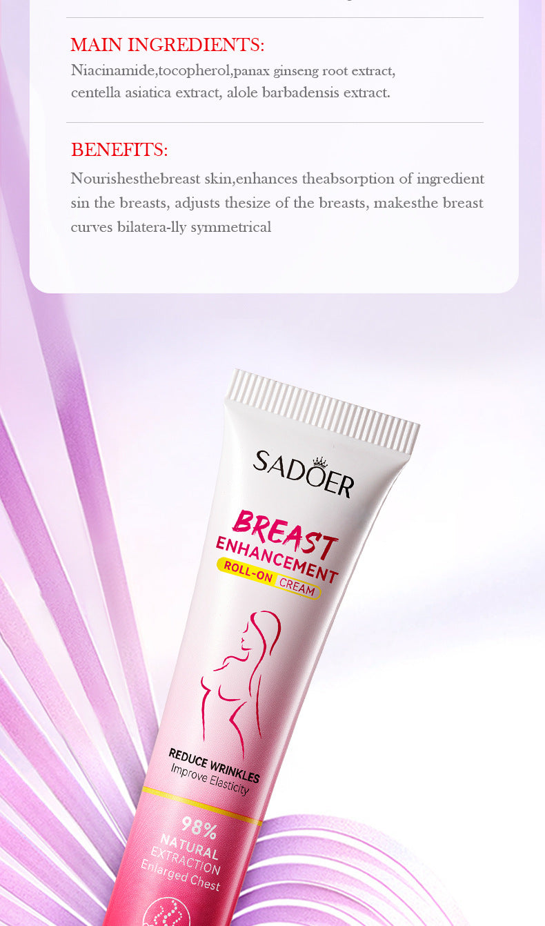 Roll-on Cream20g SADOER Breast Firming and Plumping Massage Care Beauty Cream  Wholesale