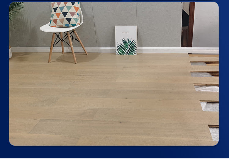 In stock wholesale Door-to-Door Installation Oak Multi-layer Small Knot Locking Solid Wood Flooring Eco-friendly Underfloor Heating Composite Flooring