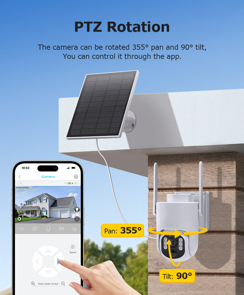 4G Solar Camera Private Model Outdoor300Ultra HD Full Color Low Power Consumption Direct from Manufacturer