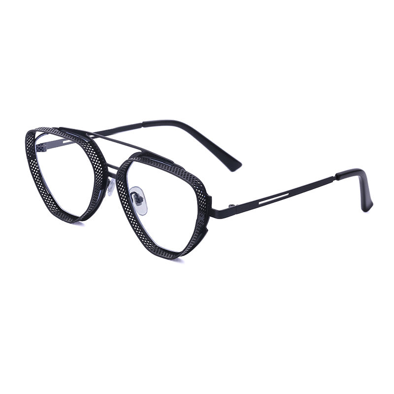 New Hollow Sunglasses for Men, European and American Retro Steampunk Irregular Sunglasses, Fashion Glasses sunglasses
