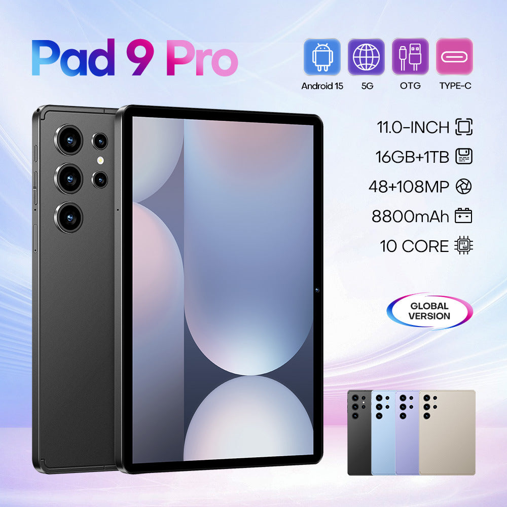 New products in stock Pad 9 Pro Tablet Pc10Inch16+1T Online Learning Game Tablet Factory Direct Sale