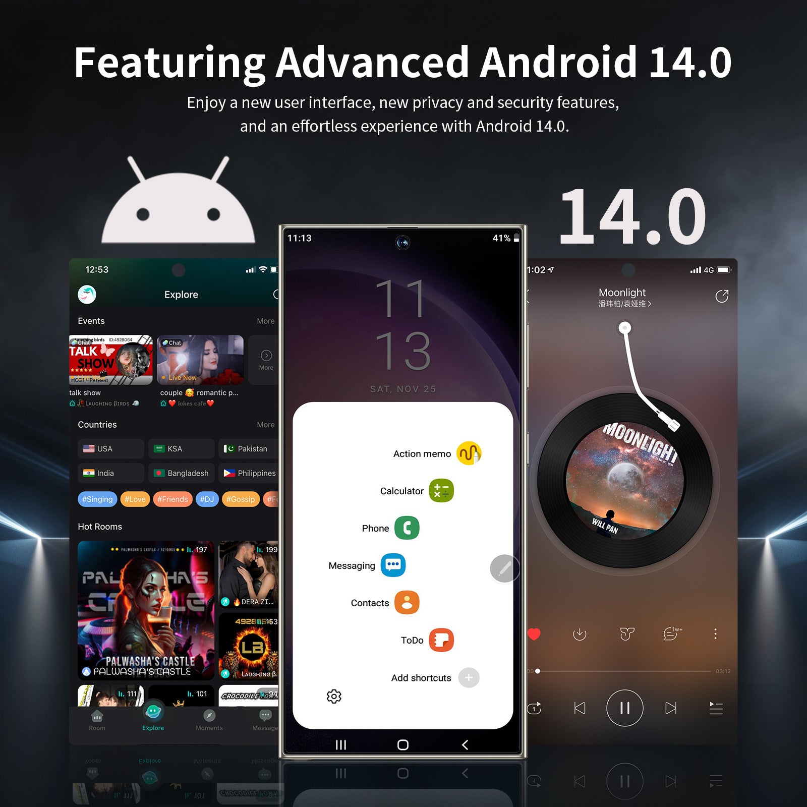 New model exclusive S25 Ultra Intelligence5G Large Screen Mobile Phone4+128Source Factory Direct Sales