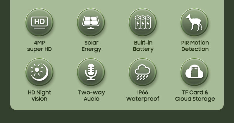 Factory direct sale outdoor camouflage solar waterproof surveillance camera night vision4G Wireless WIFI