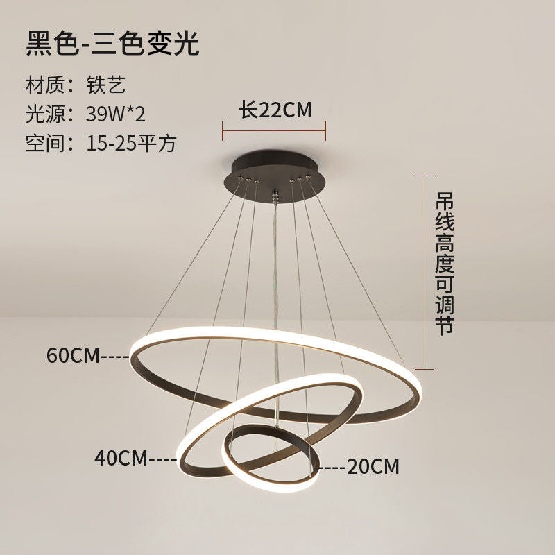 Dining Room Chandelier Nordic Modern Minimalist Dining Room Elegant and Luxurious led Chandelier Home Bedroom Living Room Chandelier