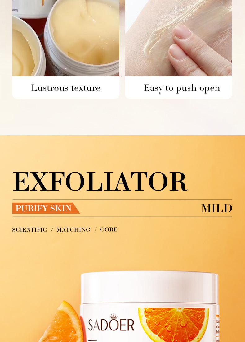 Vitamin C Lotion140g SADOER Deep Cleansing Gel Scrub Cross-Border Foreign Trade Wholesale