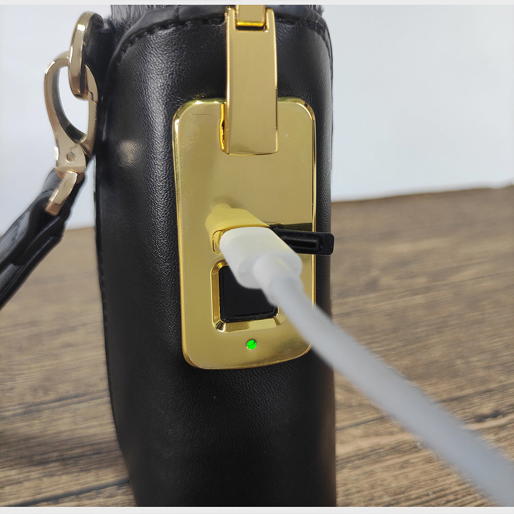 Fingerprint Lock Clutch Anti-theft High-end Business Commuting Large Capacity Phone Holder Luxury Men's Clutch Trendy