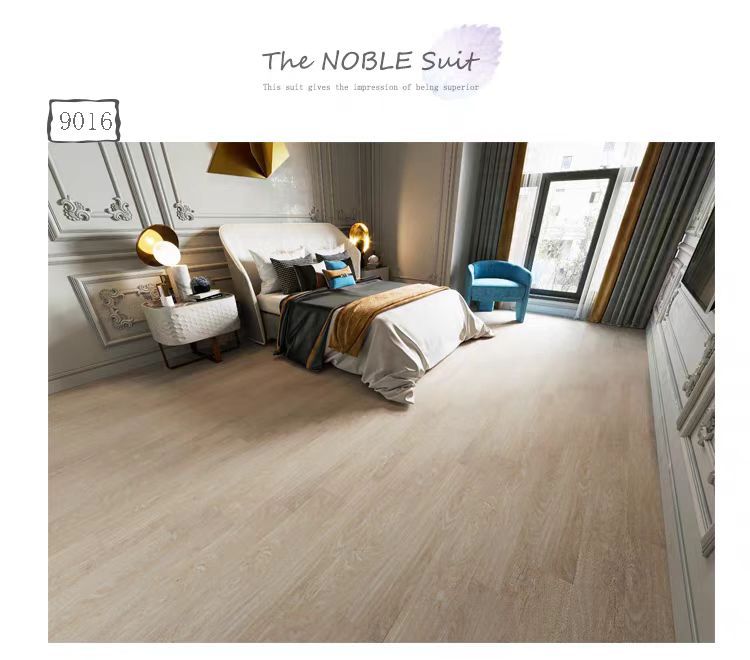 PVC Self-Adhesive Plastic Floor Stickers for Commercial Use in Bedrooms and Hallways, Indoor Renovation, Special for Cement Floors, Waterproof and Wear-Resistant