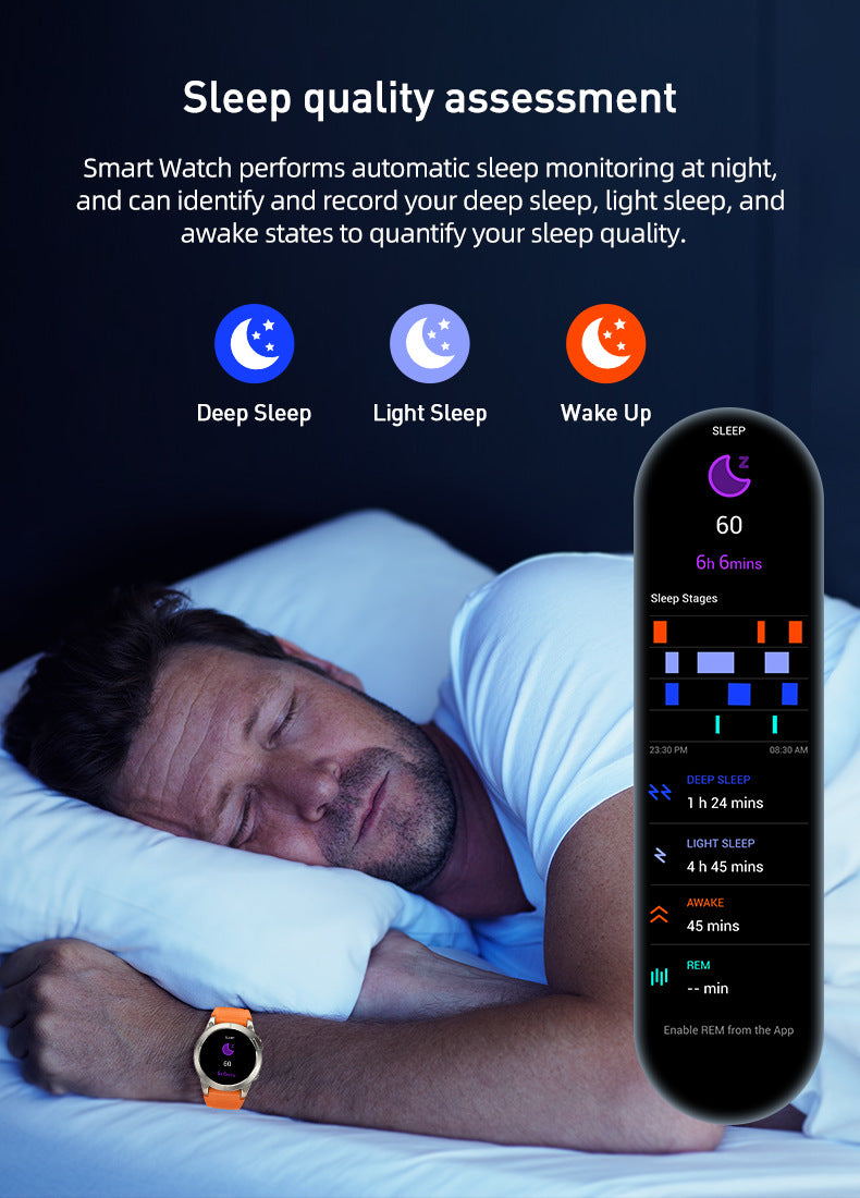 S53Smart Watch1.43inch Bluetooth Call Heart Rate Monitor Pedometer Sleep Monitor GPS Beidou Positioning Three-Proof Sports