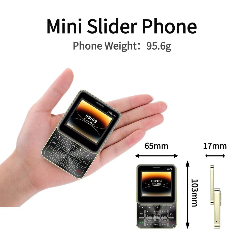 New Rotating Slide Mini Phone High Appearance Pocket Women's Personalized Phone Elderly Button Phone