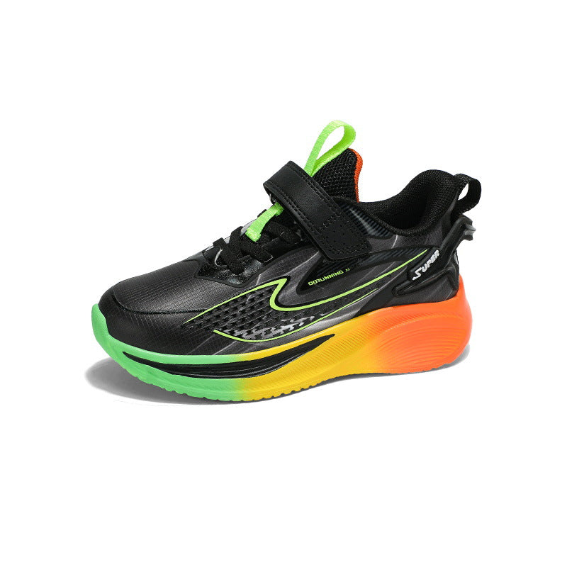 2025New Children's Shoes for Older Kids, Student Training Running Shoes, Lightweight Breathable Trendy Shoes for Boys, Girls' Youth Sports Shoes