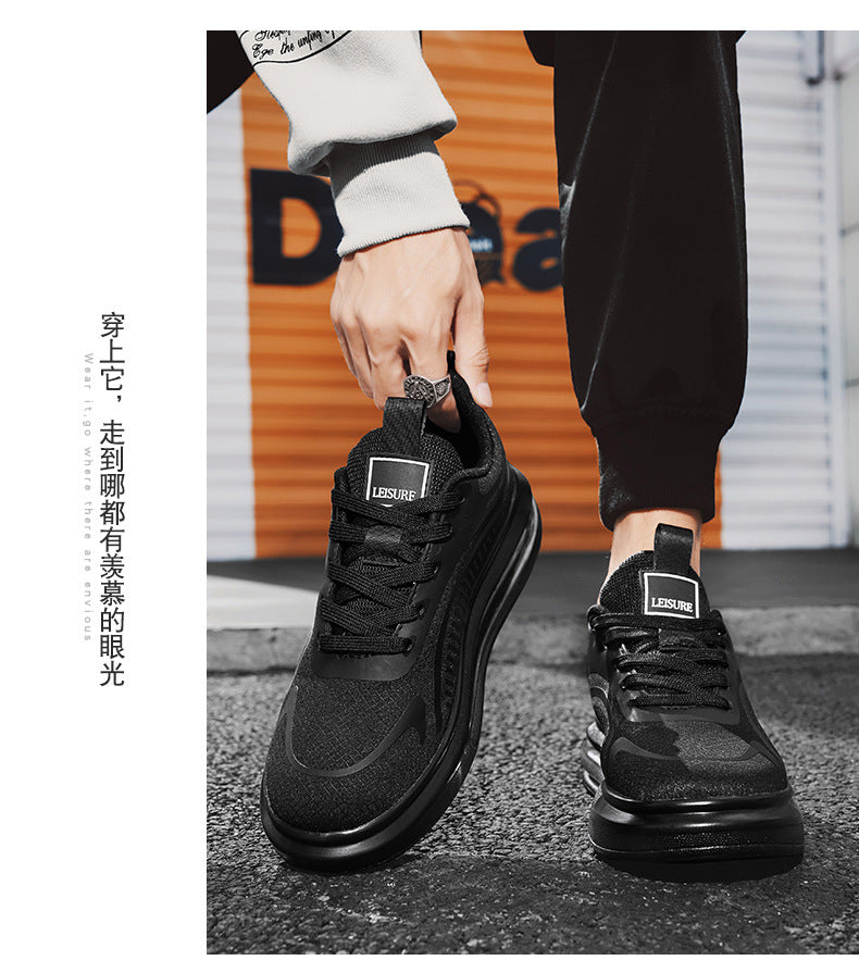 plus Size Spring New Comfortable Sports Shoes Casual Running Shoes Cushioned Lightweight Breathable Shock Absorption Trendy Shoes