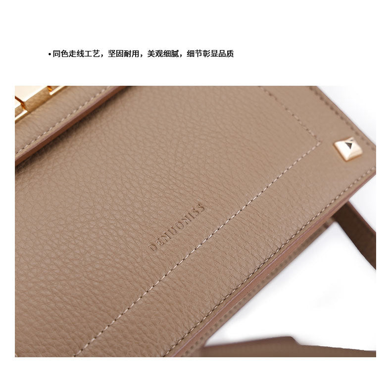 Original Design2024Autumn New Niche Versatile Crossbody Women's Textured Fashion Trendy Shoulder Bag
