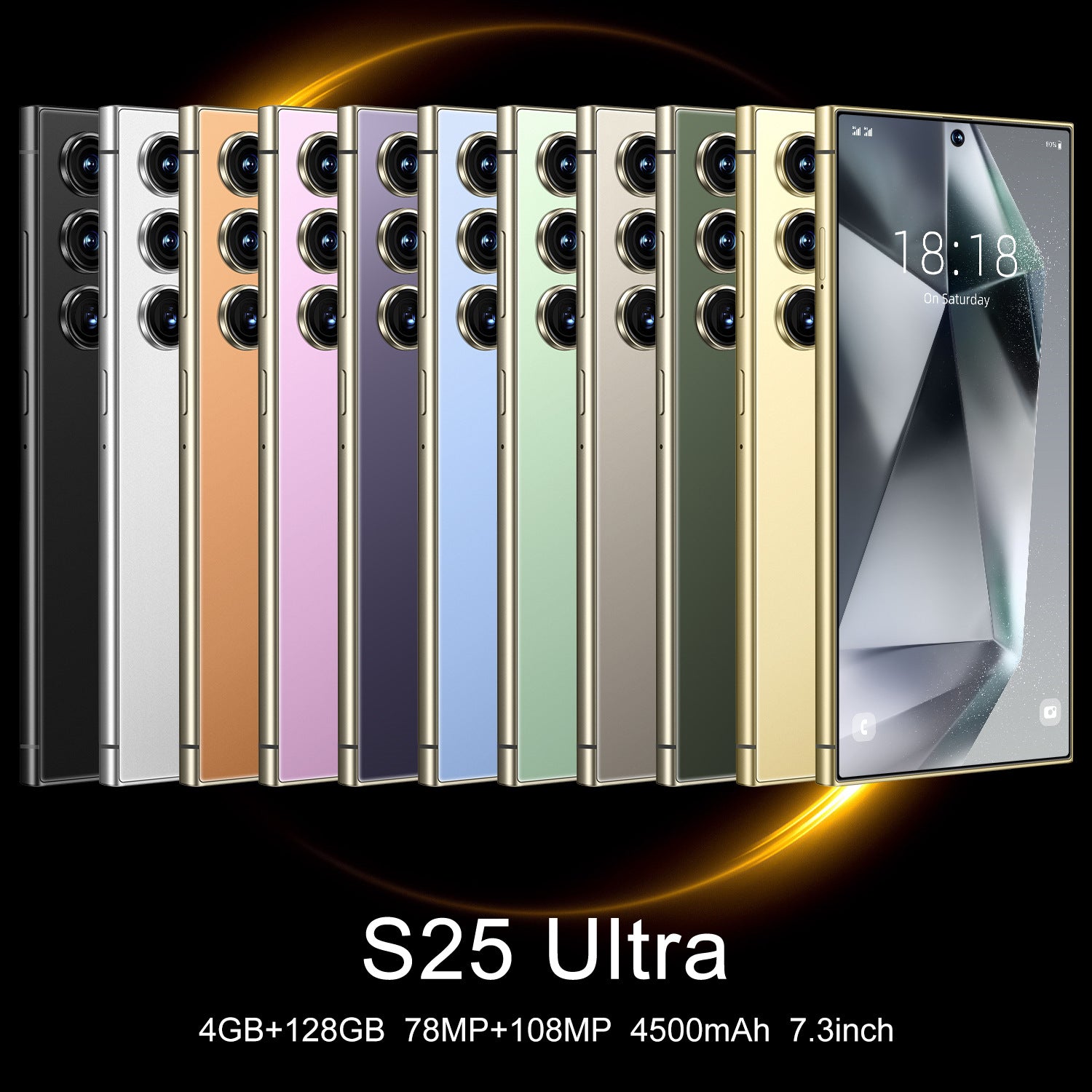 New model exclusive S25 Ultra Intelligence5G Large Screen Mobile Phone4+128Source Factory Direct Sales
