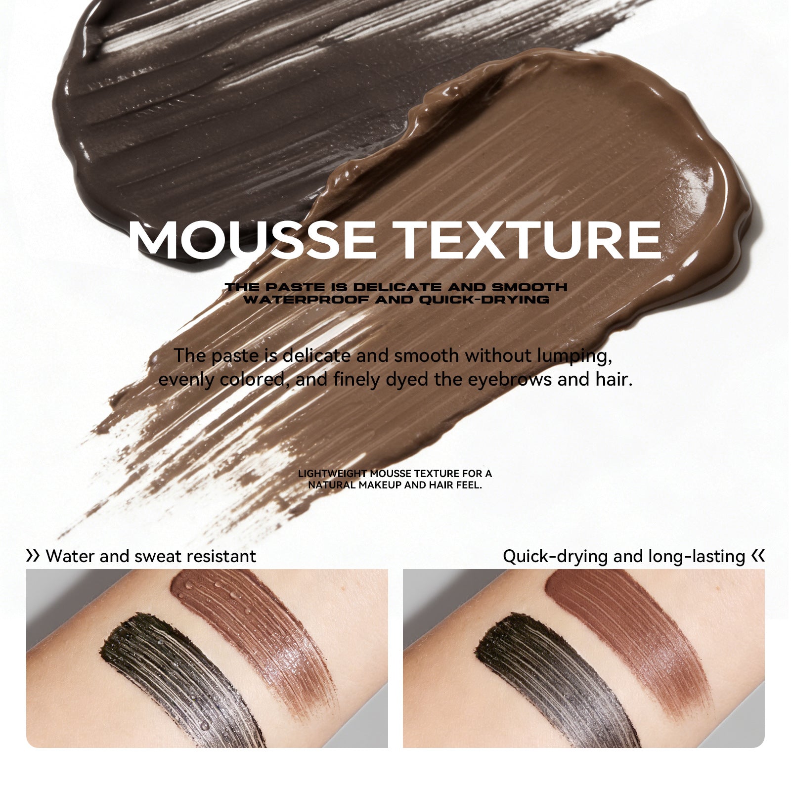 sheloves Eyebrow and Hair Dual-use Styling Stick White Hair Covering Magic Waterproof Non-Fading Disposable Hair Dye Pen