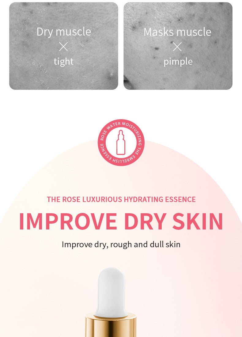 Plant Essence Serum SADOER Aloe Vera Rose Chamomile Hydrating Moisturizing  Foreign Trade Wholesale