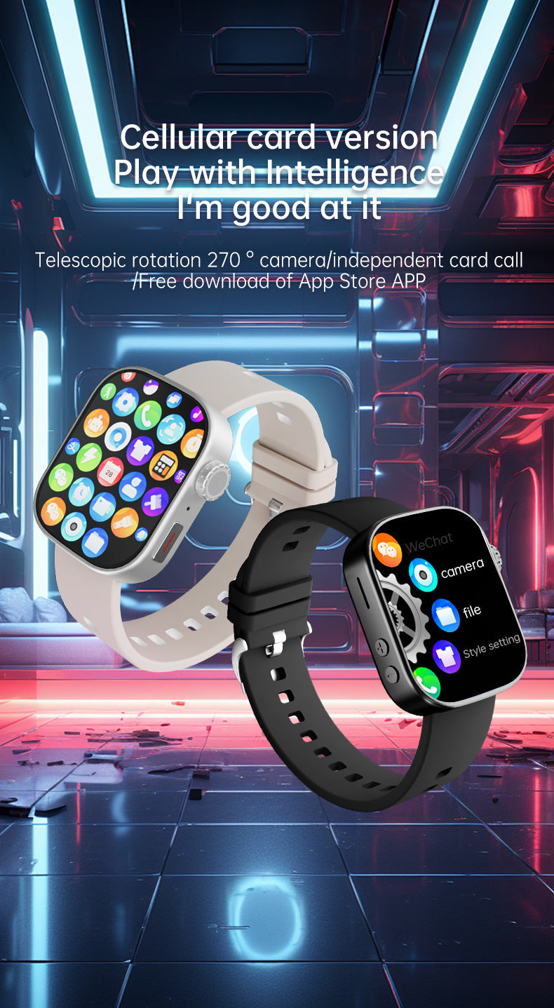 Harmonious Harmony MS10Smart Watch5G Plug-in Card Full Netcom Google Store APP Download Video Call Photo