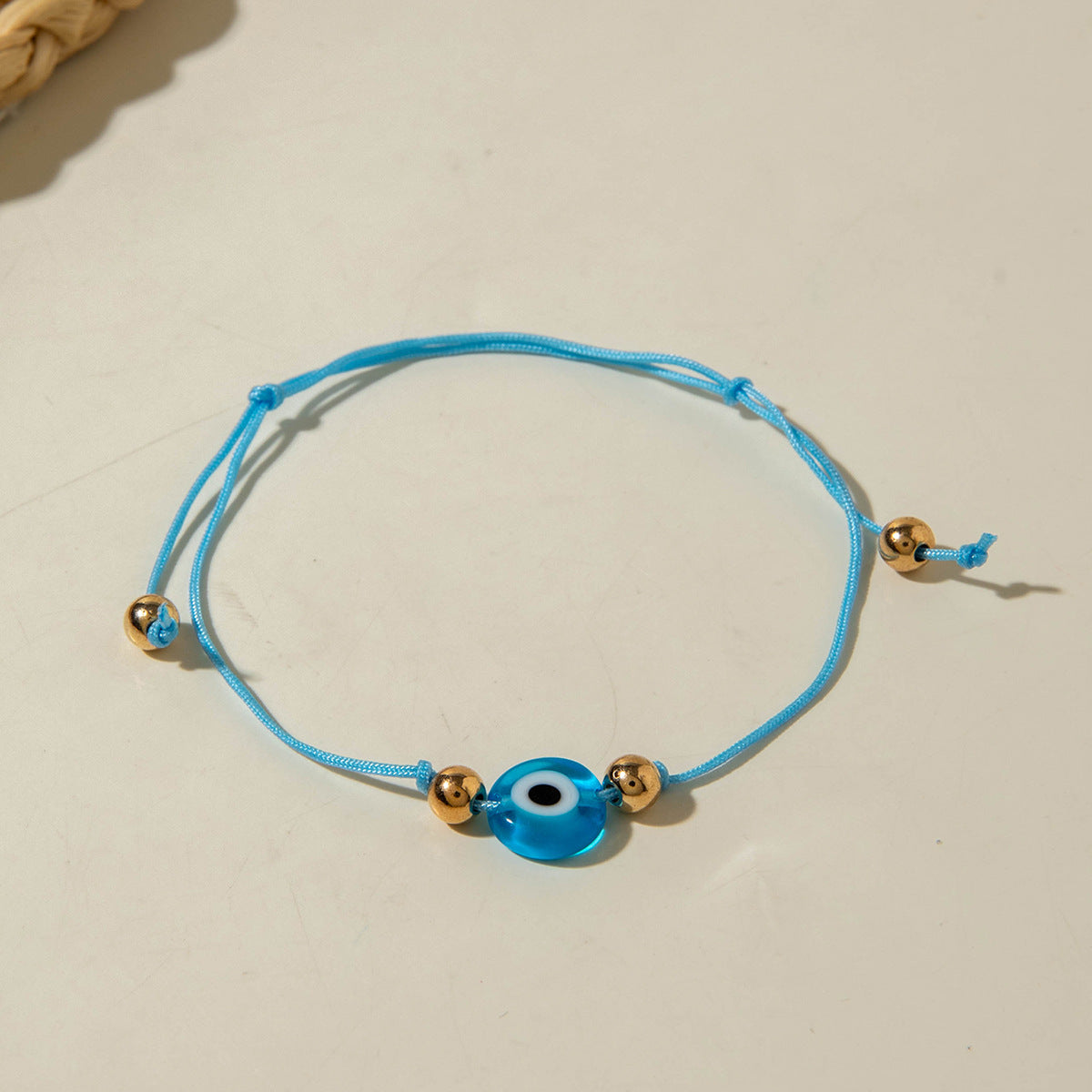 European and American Style Bracelet Colorful Devil's Eye Beaded Bracelet Simple Glass Eye Bracelet Wholesale