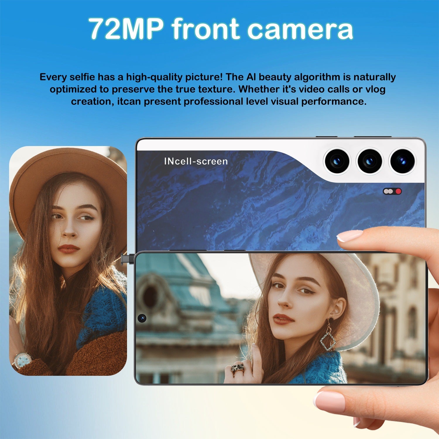 Bestsellers in Southeast Asia C40 Pro Smartphone16+1T Android Phone7.3Inch Large Screen