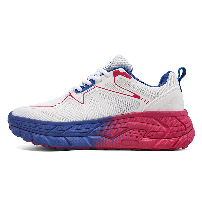 Dropshipping Couple Casual Sports Shoes Student Running Shoes Marathon Running Shoes Jacquard Foreign Trade Live Streaming Men's Shoes
