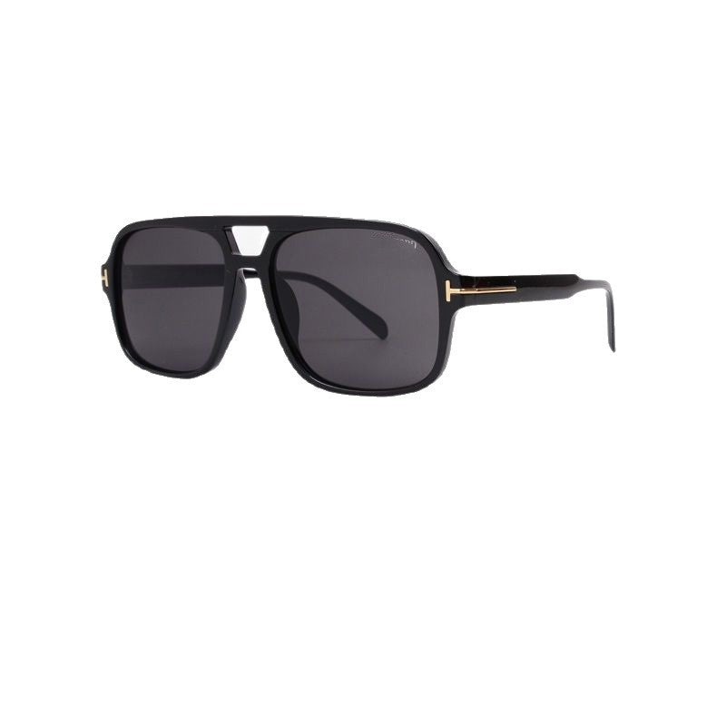 European and American pilot retro double bridge sunglasses2024New style sunglasses UV protection trendy sunglasses