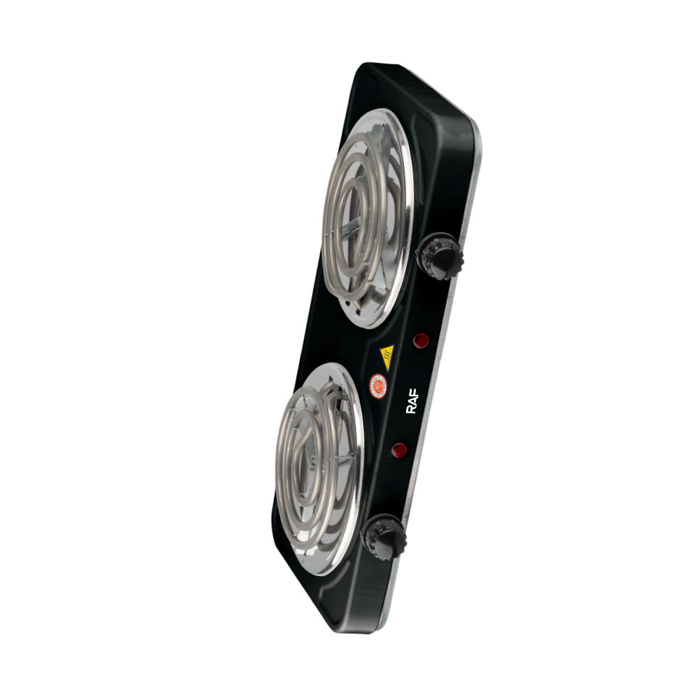 RAF Double-Head Electric Ceramic Stove Small Household Appliance Multi-Functional Cooking Coffee Stove Household Small Electric Stove Wholesale R8020