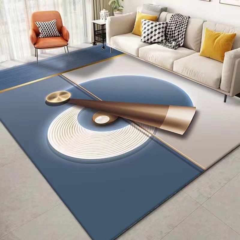 Carpet Resistant to Dirt Easy to Maintain Living Room Carpet Light Luxury Bedroom Non-Slip Crystal Velvet Carpet Bedside Warm Blanket