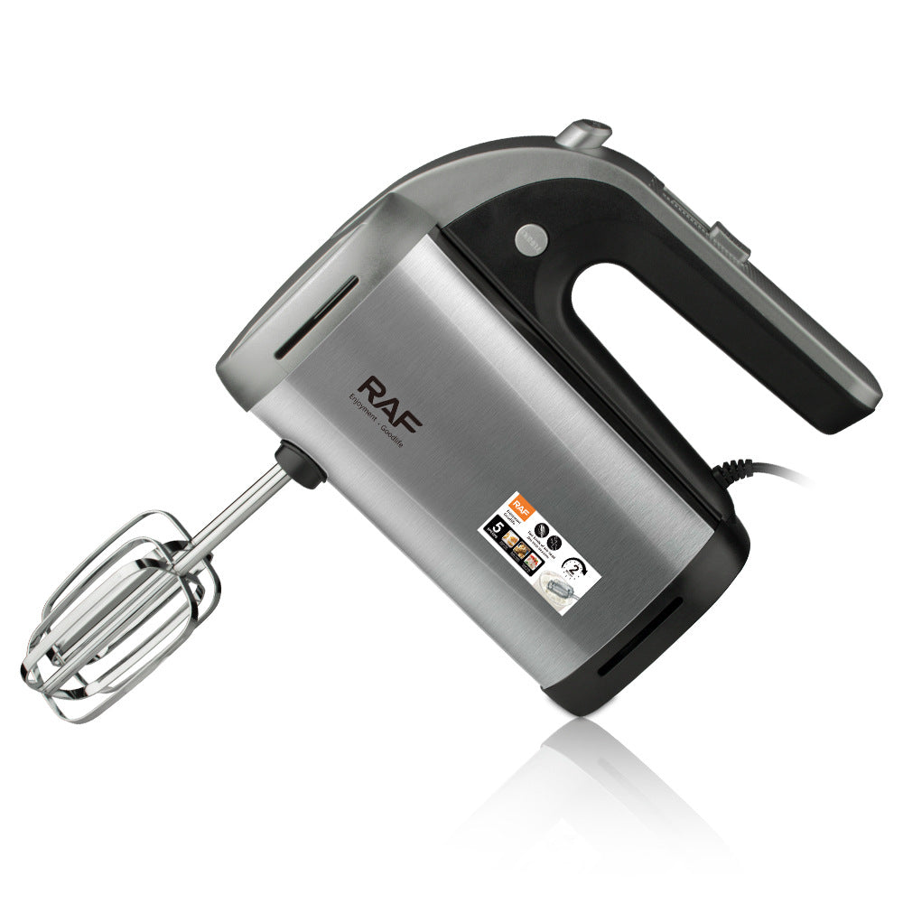 RAF European Standard7Electric Egg Beater Household Handheld High-Power Egg Mixer Dough Kneading Baking Blender
